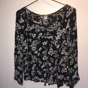 Old Navy flowey floral print blouse